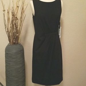 DKNY Sleeveless Dress Black Sz 6 NWT